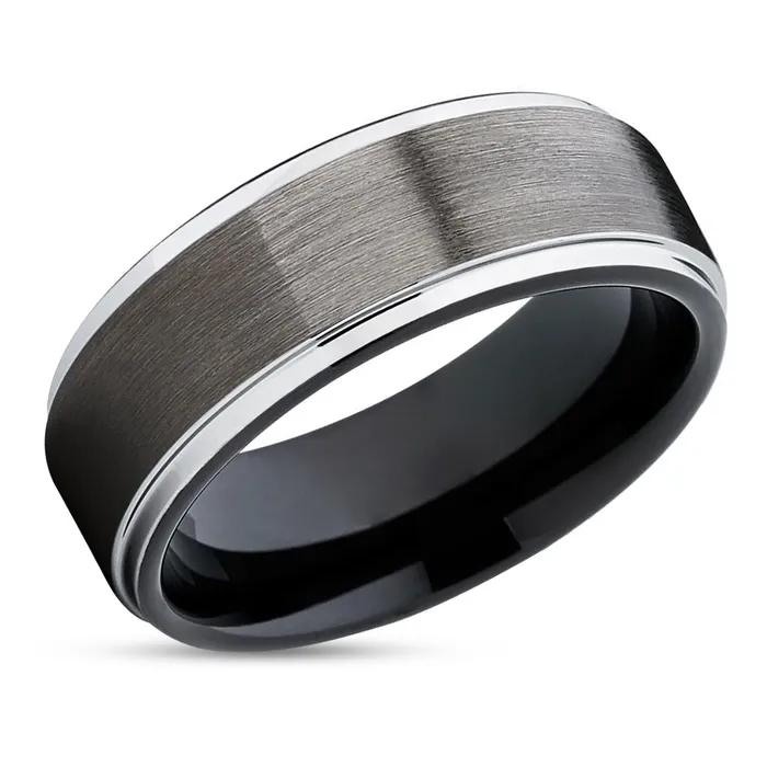 Black Tungsten Wedding Band Gunmetal Tungsten Ring Black Tungsten Gunmetal Clean Casting Jewelry Rings Black Tungsten Wedding Band Gunmetal Tungsten Ring Black Tungsten Gunmetal Clean Casting Jewelry Rings