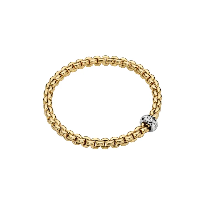 Bracelets Fope Flexit 18K Gold Diamond Bracelet 015CTW Size Medium International Diamond Center Bracelets Fope Flexit 18K Gold Diamond Bracelet 015CTW Size Medium International Diamond Center