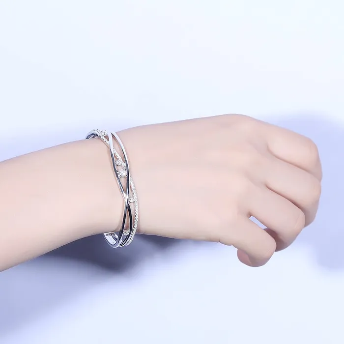 Bracelets Luxus Moissanite Rings Jewelry Platinum Plated Silver Moissanite Bracelet 6025ctw Bracelets Luxus Moissanite Rings Jewelry Platinum Plated Silver Moissanite Bracelet 6025ctw