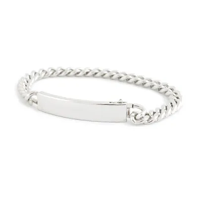 Bracelets Speidel Ladies ID Bracelet with Polished Plaque