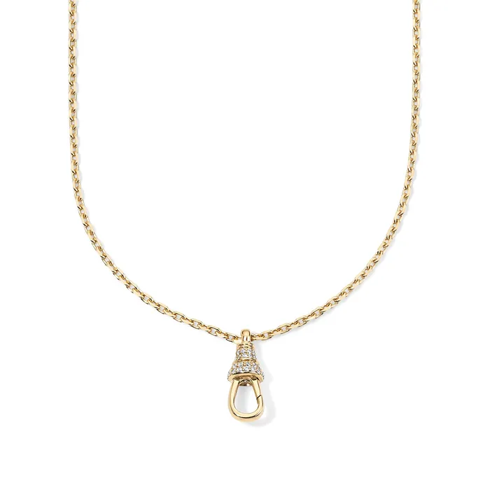 Chain Necklace with Pave Albert Clasp SG Fine Necklaces