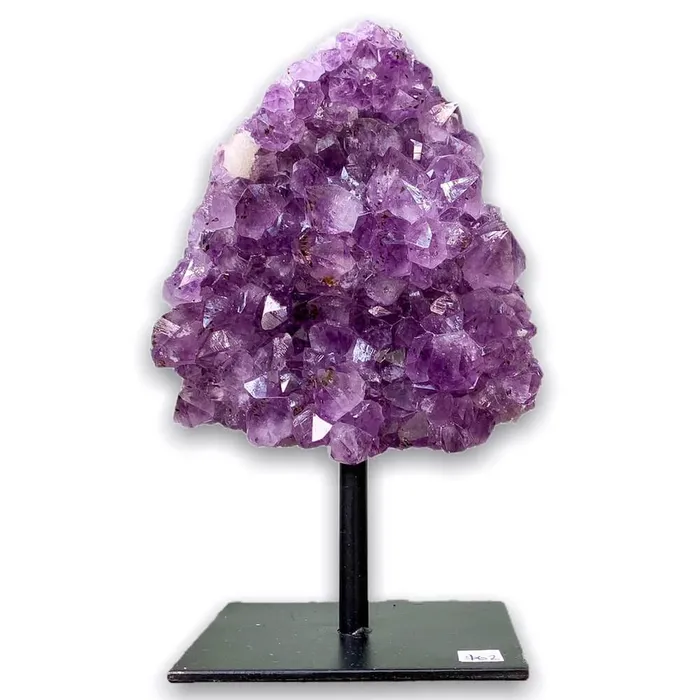 Charm Necklaces Magic Crystals Druzy Amethyst Cluster on A Stand C