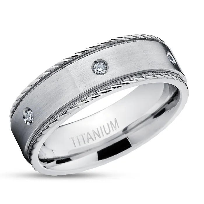 Clean Casting Jewelry Rings Diamond Wedding Band Titanium Wedding Ring Wedding Ring Engagement Ring Titanium Clean Casting Jewelry Rings Diamond Wedding Band Titanium Wedding Ring Wedding Ring Engagement Ring Titanium
