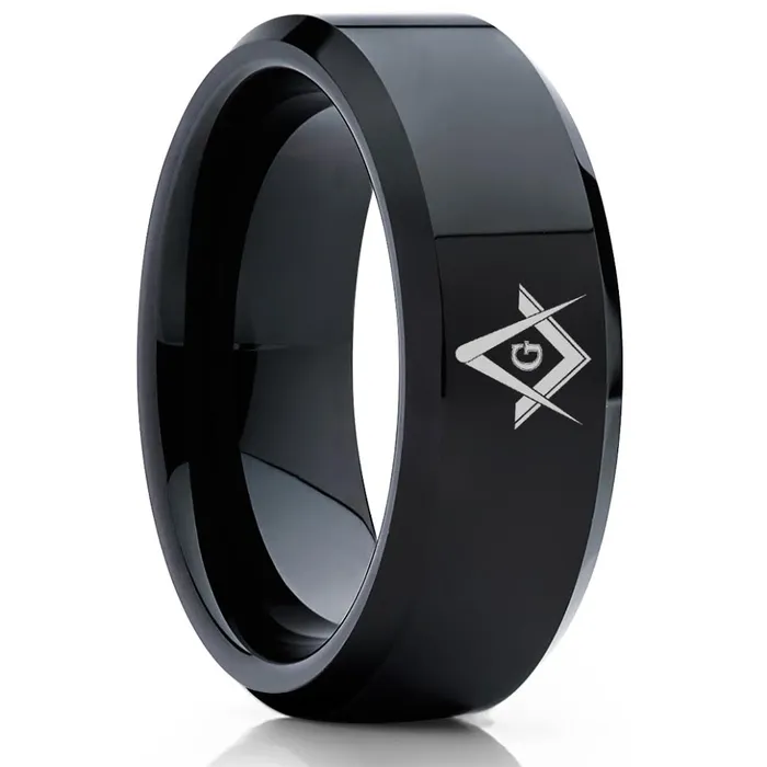 Clean Casting Jewelry Rings Masonic Wedding Ring Masonic Ring Black Tungsten Ring Tungsten Wedding Ring Clean Casting Jewelry Rings Masonic Wedding Ring Masonic Ring Black Tungsten Ring Tungsten Wedding Ring