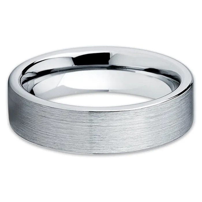 Cobalt Wedding Band Brush Silver Cobalt Ring Cobalt Ring Silver Ring Clean Casting Jewelry Rings