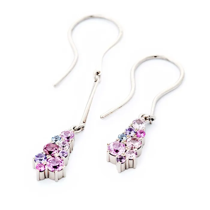 Design Jussi Louesalmi Earrings Keto Meadow earrings Pink L Pink S
