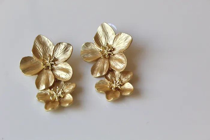 Earrings Flower Drop Earrings The Little Catholic