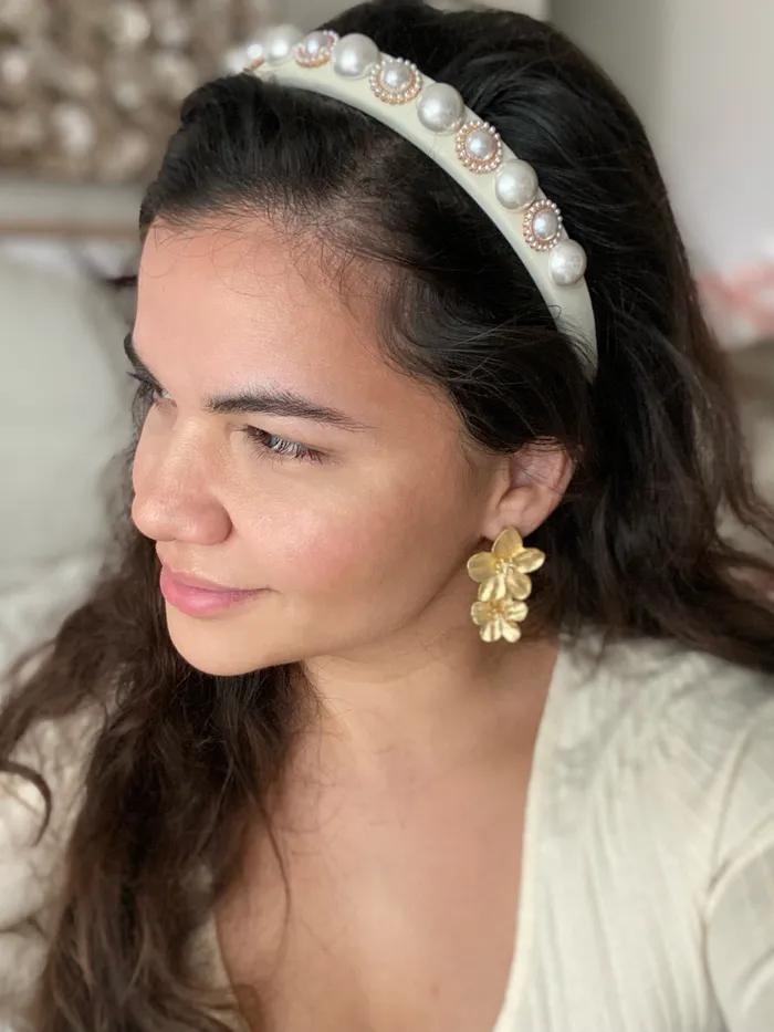 Earrings Flower Drop Earrings The Little Catholic