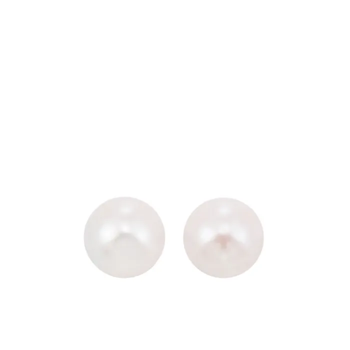 Earrings Gems One 14K White Gold Cultured Pearl Earrings