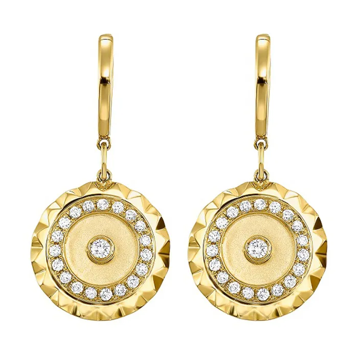 Earrings Gems One 14Kt Yellow Gold Diamond 12Ctw Earring