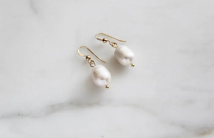 Earrings Giannas Pearl earrings TheLittleCatholic
