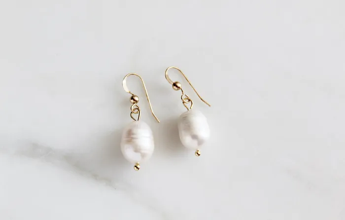 Earrings Giannas Pearl earrings TheLittleCatholic