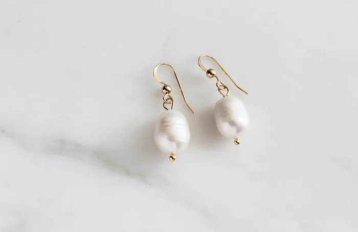 Earrings Giannas Pearl earrings TheLittleCatholic