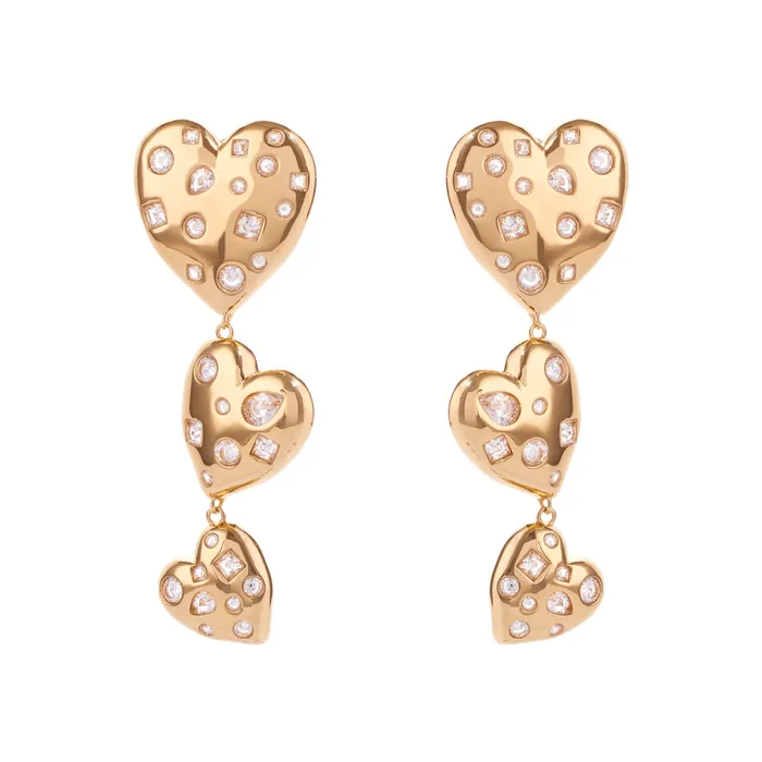 Eros Luxe Heart Drop Earrings Mignonne Gavigan Earrings Eros Luxe Heart Drop Earrings Mignonne Gavigan Earrings