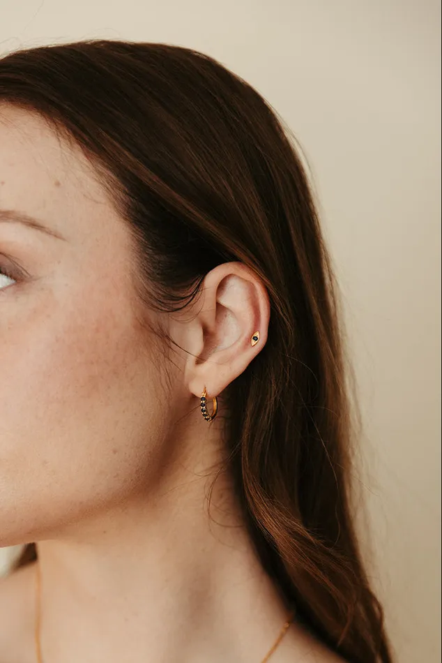 Evil Eye Stud Earrings Blue Sapphire Sierra Winter Jewelry Earrings