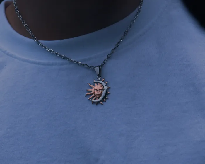 Fashion Jewelry by Yordy Necklaces Silver Lovers of the Sky Pendant