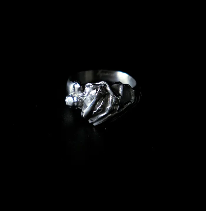 Fashion Jewelry by Yordy Silver Lovers Bite Ring Rings