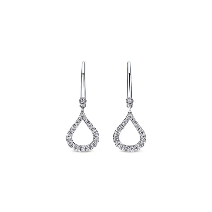 Gabriel Lusso Diamond Collection White Gold Diamond Fashion Drop Earrings 03 CTW International Diamond Center Earrings Gabriel Lusso Diamond Collection White Gold Diamond Fashion Drop Earrings 03 CTW International Diamond Center Earrings