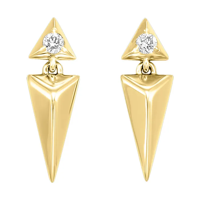 Gems One Earrings 14Kt Yellow Gold Diamond 120Ctw Earring
