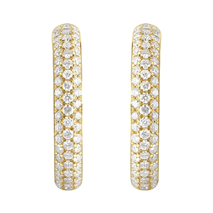 Gems One Earrings 14Kt Yellow Gold Diamond 1Ctw Earring