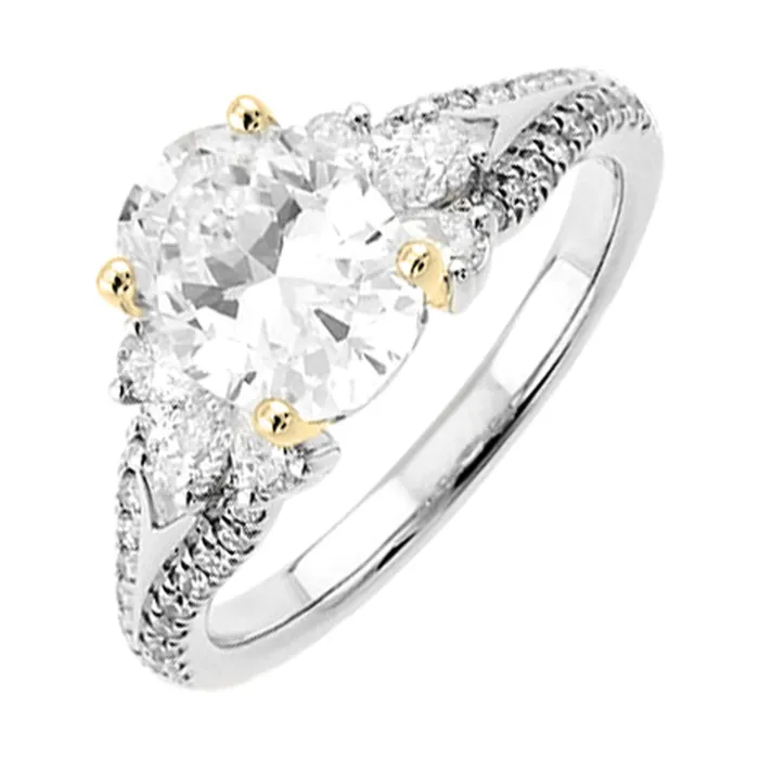 Gems One Rings Perfect Love Engagement Ring Setting