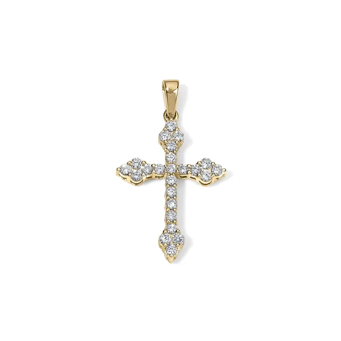 GothicStyle Diamond Cross Pendant SG Fine Necklaces