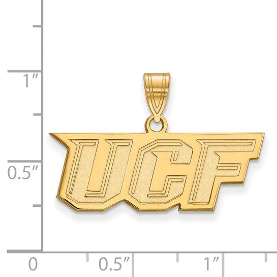 International Diamond Center Necklaces 14k Gold LogoArt University of Central Florida UCF Medium Pendant International Diamond Center Necklaces 14k Gold LogoArt University of Central Florida UCF Medium Pendant
