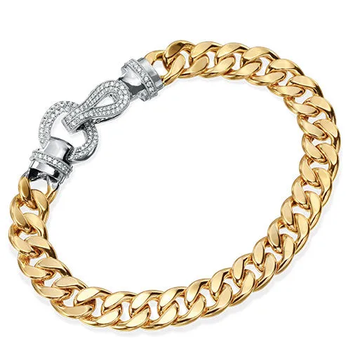 International Diamond Center Oclasp Cuban link bracelet Bracelets