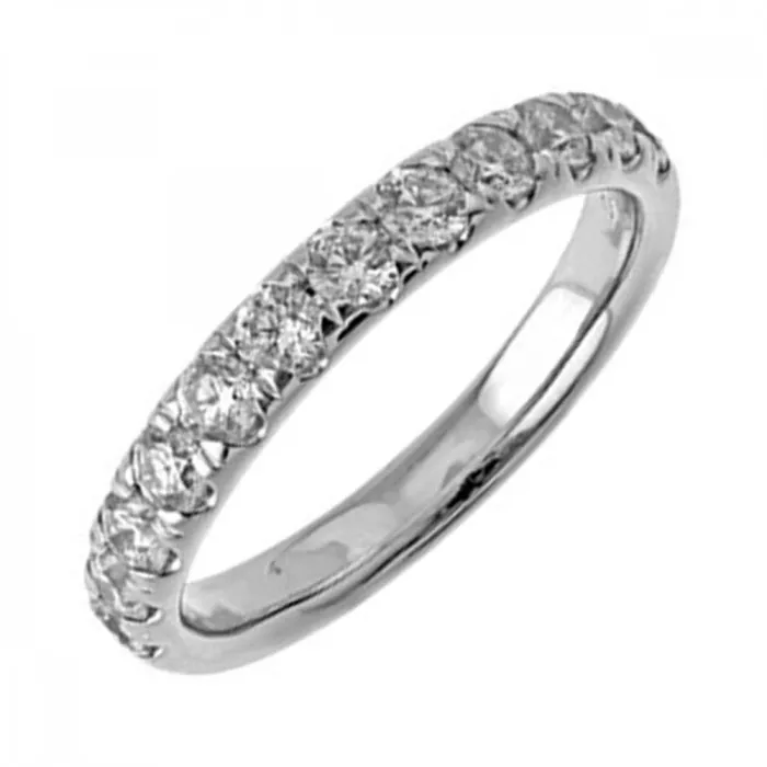 International Diamond Center Rings 14K White Gold Mixable Fashion Ring 076CTW International Diamond Center Rings 14K White Gold Mixable Fashion Ring 076CTW