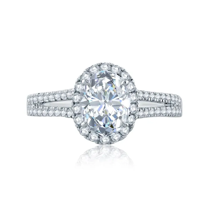 International Diamond Center Rings AJAFFE Metropolitain Oval Diamond Engagement Ring Setting 039 ctw International Diamond Center Rings AJAFFE Metropolitain Oval Diamond Engagement Ring Setting 039 ctw