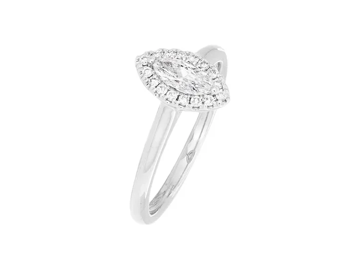 International Diamond Center Rings Complete Rings White Gold with 027 CTW Marquise Diamond Diamond Center Stone Halo Engagement Ring International Diamond Center Rings Complete Rings White Gold with 027 CTW Marquise Diamond Diamond Center Stone Halo Engagement Ring