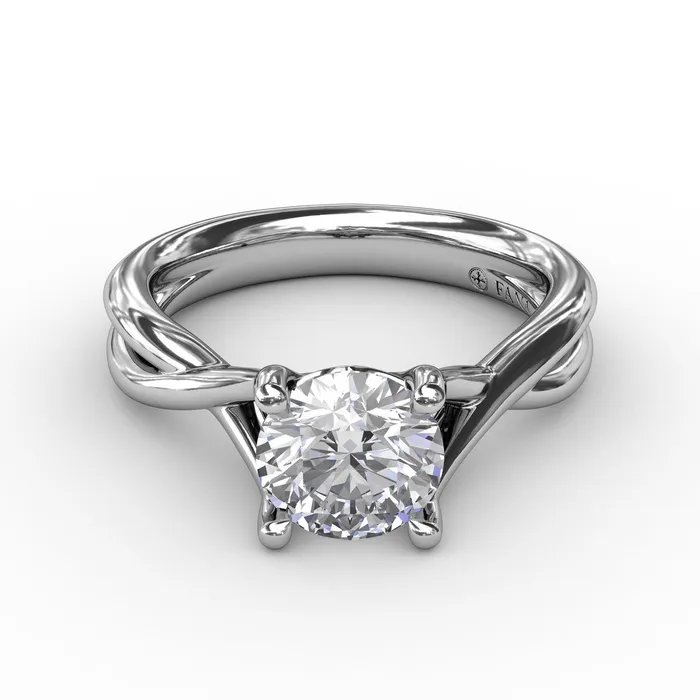International Diamond Center Rings FANA Infinity Solitaire Engagement Ring Setting