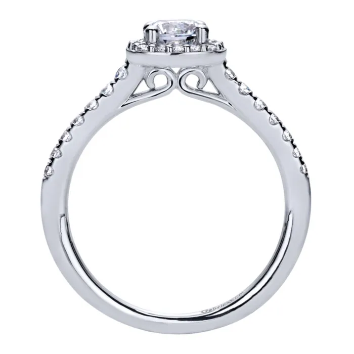International Diamond Center Rings Gabriel Bridal Collection White Gold Halo Engagement Ring 027 ctw International Diamond Center Rings Gabriel Bridal Collection White Gold Halo Engagement Ring 027 ctw