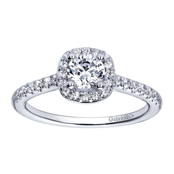 International Diamond Center Rings Gabriel Bridal Collection White Gold Halo Engagement Ring 027 ctw International Diamond Center Rings Gabriel Bridal Collection White Gold Halo Engagement Ring 027 ctw