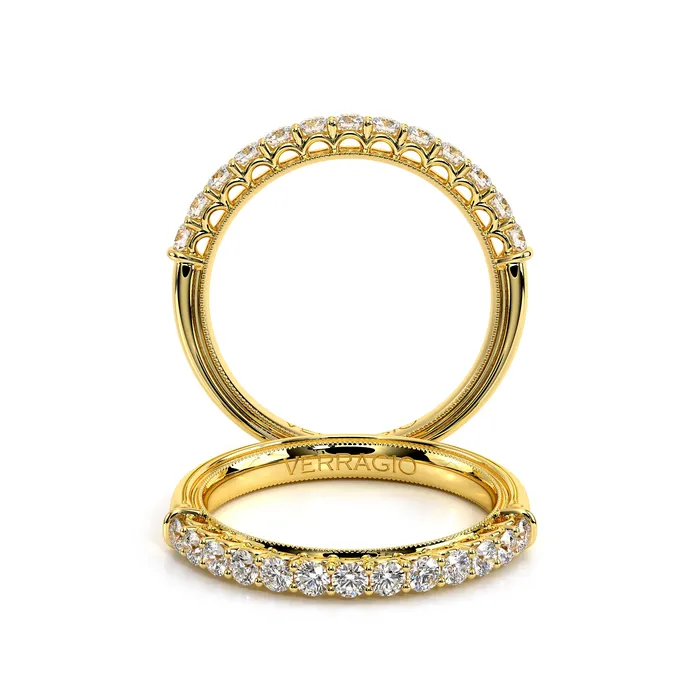 International Diamond Center Verragio Renaissance 903 W 18k Yellow Gold Womens Band Rings International Diamond Center Verragio Renaissance 903 W 18k Yellow Gold Womens Band Rings