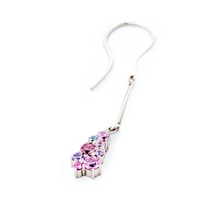 Keto Meadow earrings Pink L Design Jussi Louesalmi Earrings
