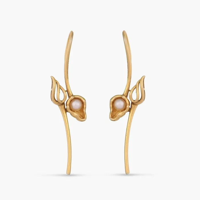 Kiva Buds Slipon Silver Earrings SILVER Earrings