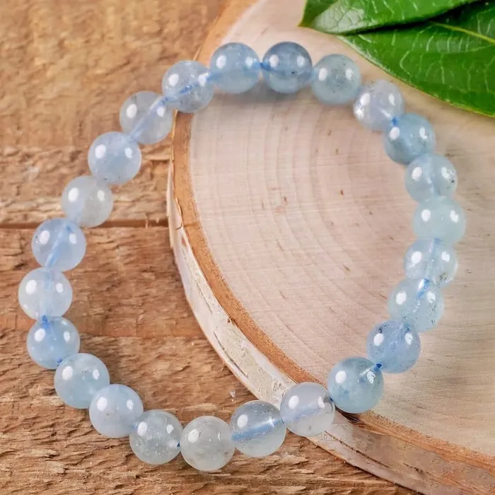 Magic Crystals Blue Aquamarine Beaded Bracelet Bracelets