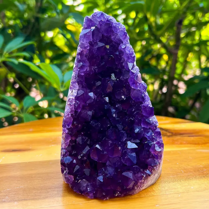 Magic Crystals Charm Necklaces Polished Amethyst Geode Cluster Cathedral Amethyst Group 1
