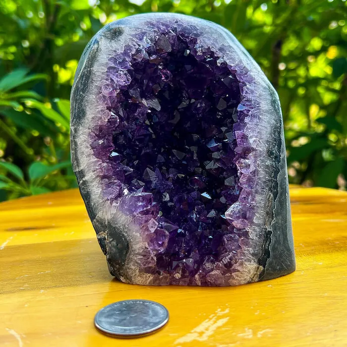 Magic Crystals Charm Necklaces Polished Amethyst Geode Cluster Cathedral Amethyst Group 1