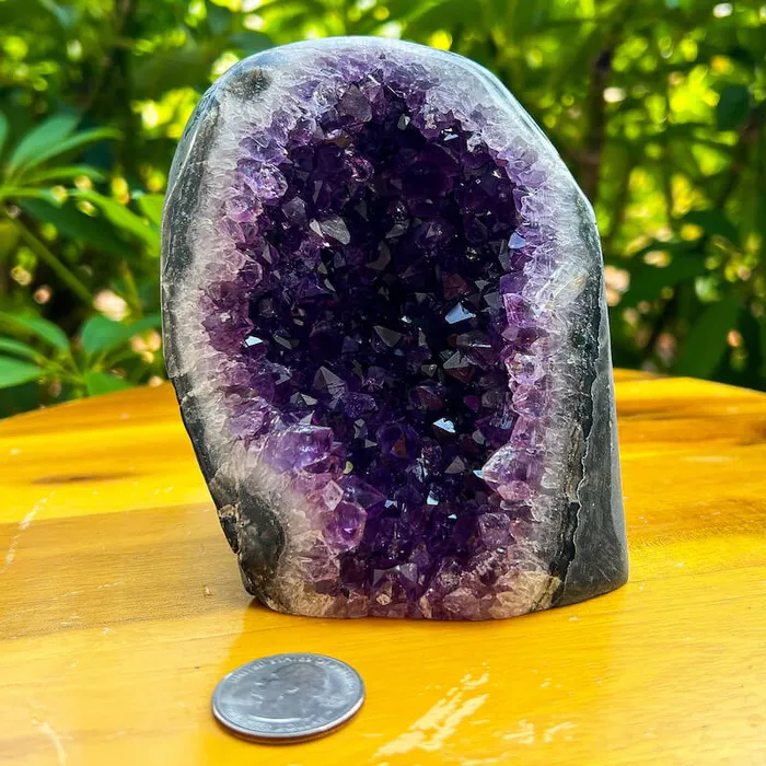 Magic Crystals Charm Necklaces Polished Amethyst Geode Cluster Cathedral Amethyst Group 1