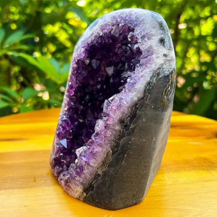Magic Crystals Charm Necklaces Polished Amethyst Geode Cluster Cathedral Amethyst Group 1