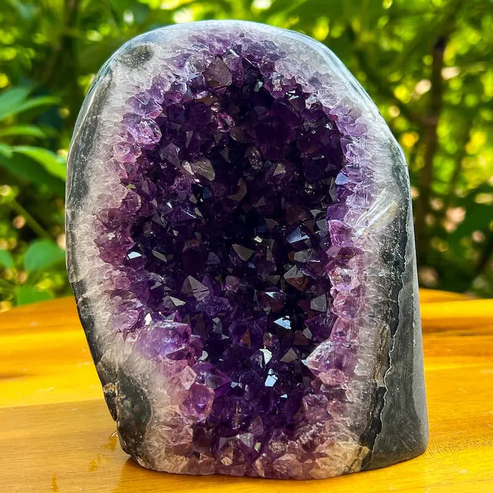 Magic Crystals Charm Necklaces Polished Amethyst Geode Cluster Cathedral Amethyst Group 1