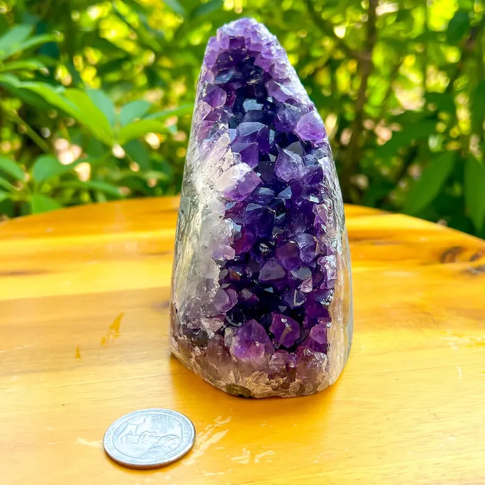 Magic Crystals Charm Necklaces Polished Amethyst Geode Cluster Cathedral Amethyst Group 1