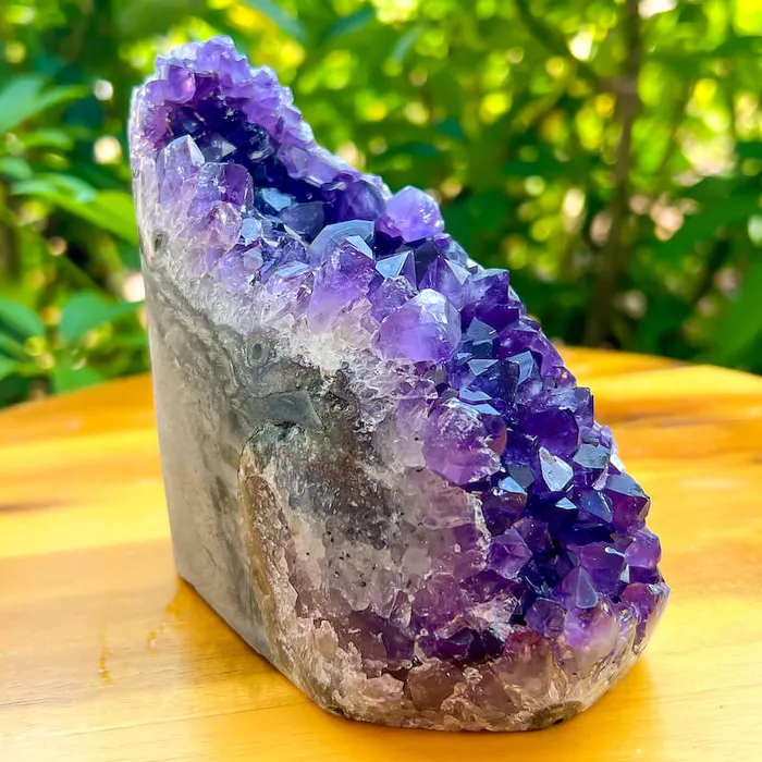 Magic Crystals Charm Necklaces Polished Amethyst Geode Cluster Cathedral Amethyst Group 1