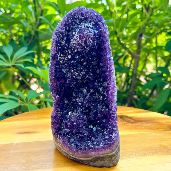 Magic Crystals Charm Necklaces Polished Amethyst Geode Cluster Cathedral Amethyst Group 1