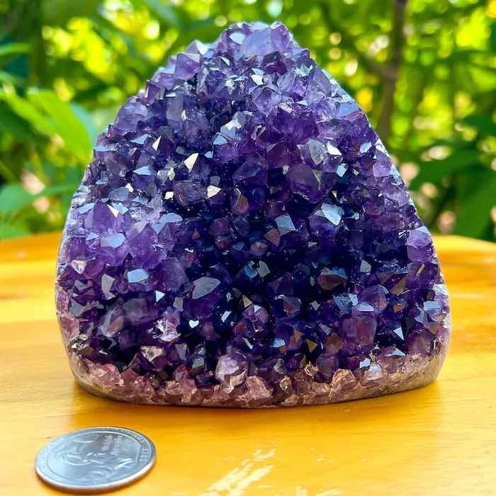 Magic Crystals Charm Necklaces Polished Amethyst Geode Cluster Cathedral Amethyst Group 1