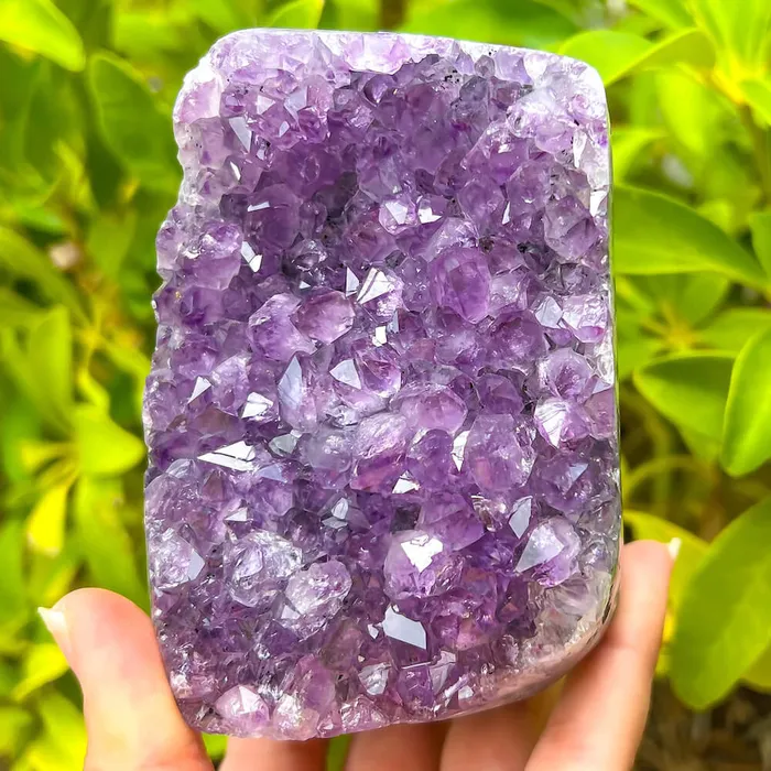 Magic Crystals Charm Necklaces Polished Amethyst Geode Cluster Cathedral Amethyst Group 1