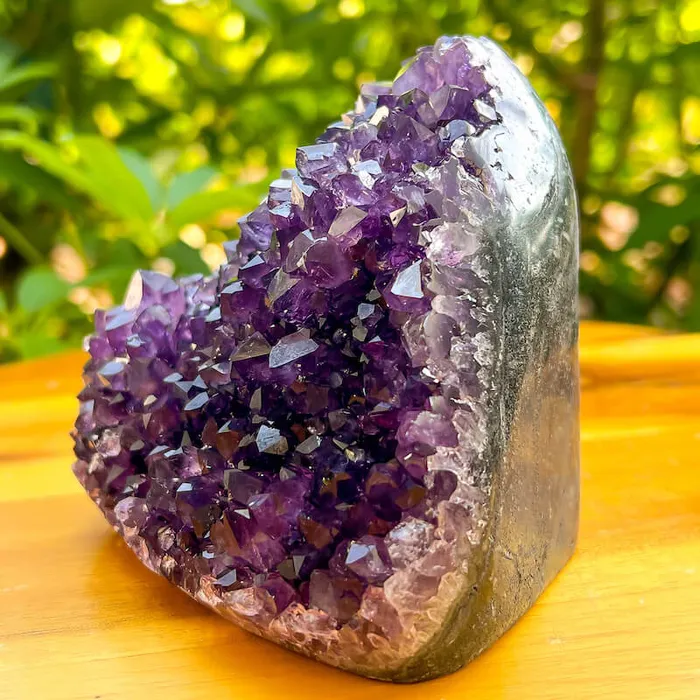 Magic Crystals Charm Necklaces Polished Amethyst Geode Cluster Cathedral Amethyst Group 1