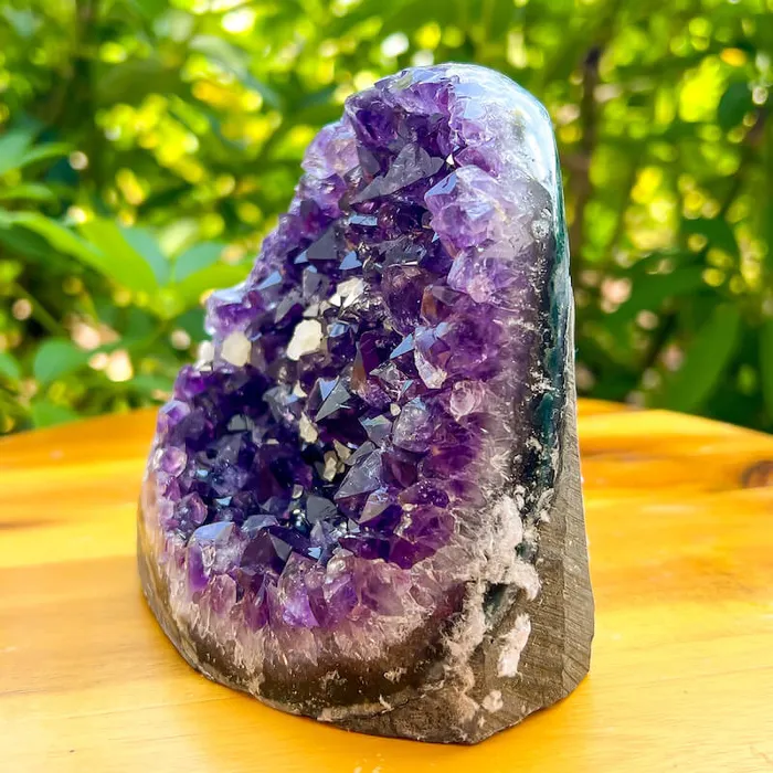 Magic Crystals Charm Necklaces Polished Amethyst Geode Cluster Cathedral Amethyst Group 1